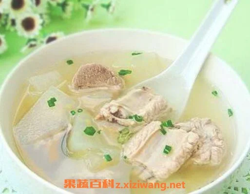 冬瓜排骨汤的功效与作用冬瓜排骨汤的做法技巧