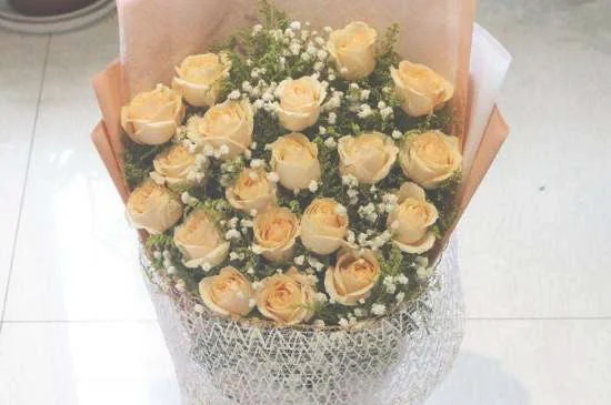 退休送的花